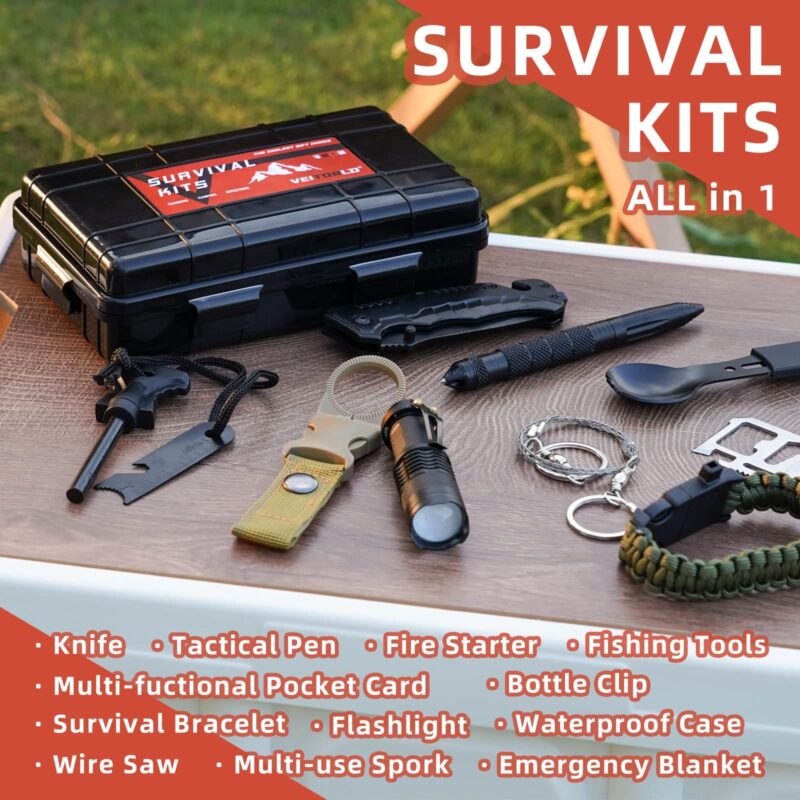 Veitorld®11 in 1 Emergency Survival Kit
