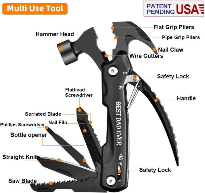 Veitorld®12 in 1 Multitool Hammer-Best Dad Ever