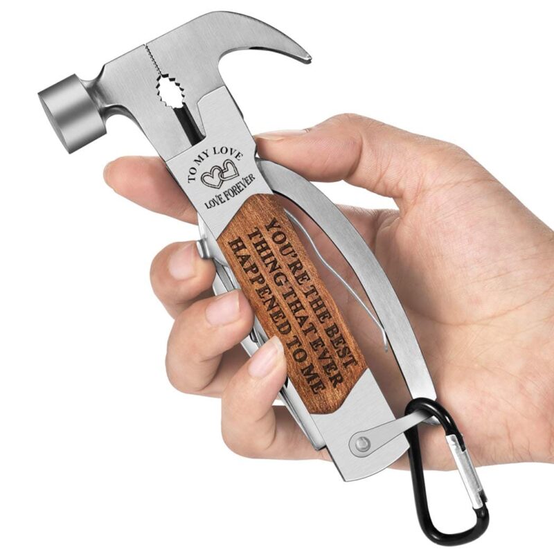 Veitorld®12 in 1 Multitool Hammer-Dad Build My Life Wood