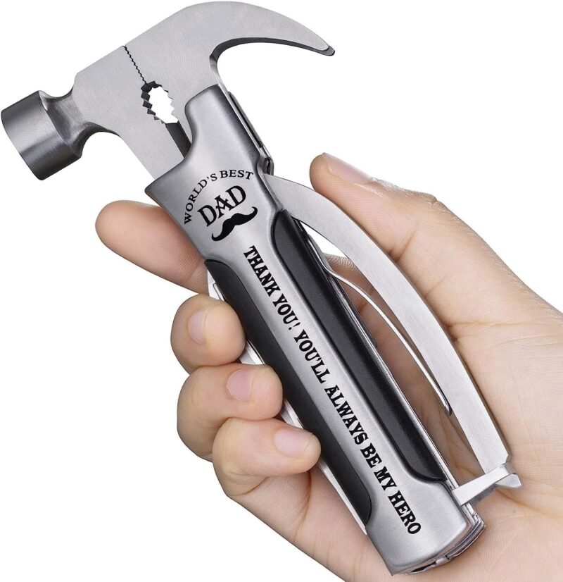 Veitorld®12 in 1 Multitool Hammer Silver-Dad Are Hero