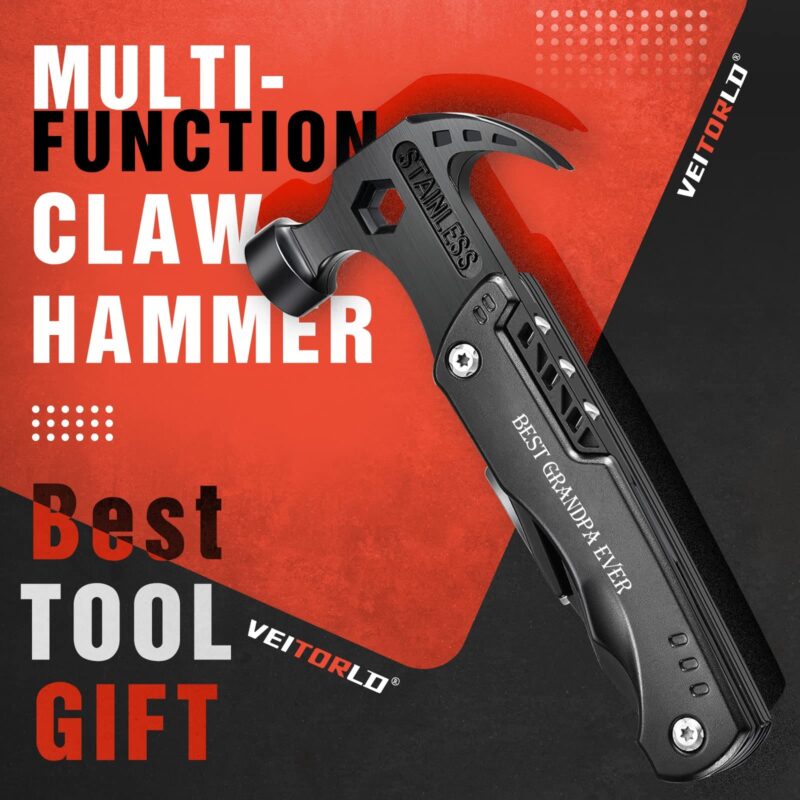 Veitorld®14 in 1 Multitool Hammer-Best Grandpa Ever