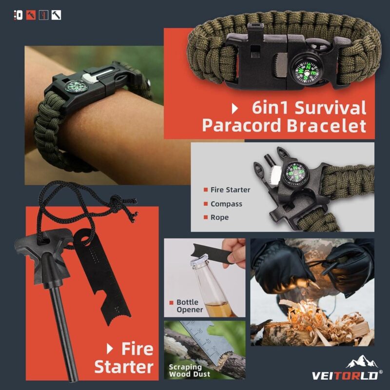 Veitorld™ 12 in 1 Emergency Survival Kit