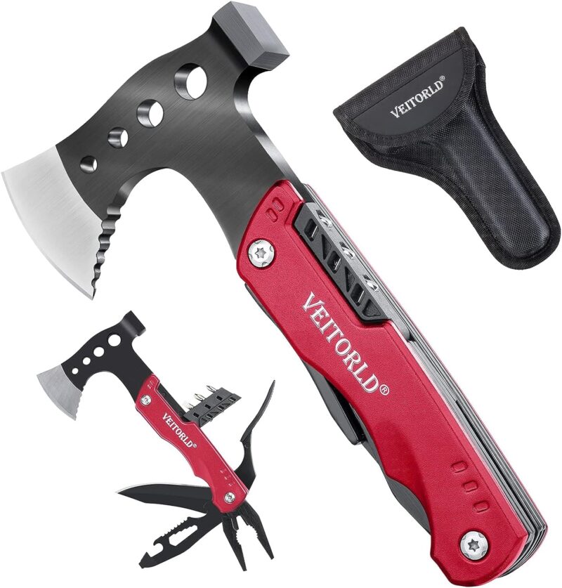 Veitorld™ 14 in 1 Multi Tool Axe Red