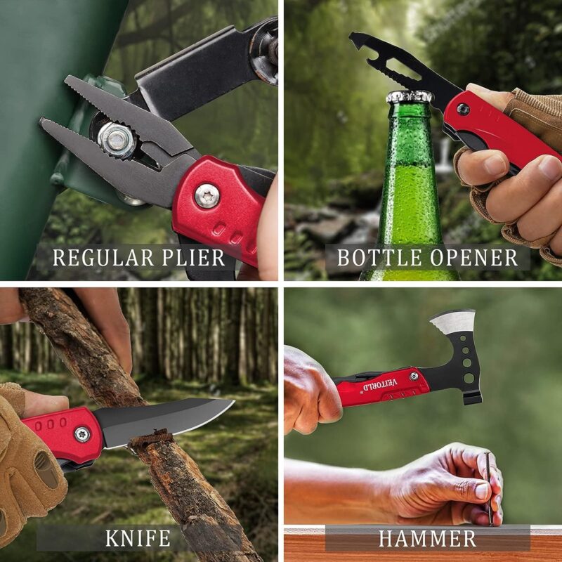 Veitorld™ 14 in 1 Multi Tool Axe Red