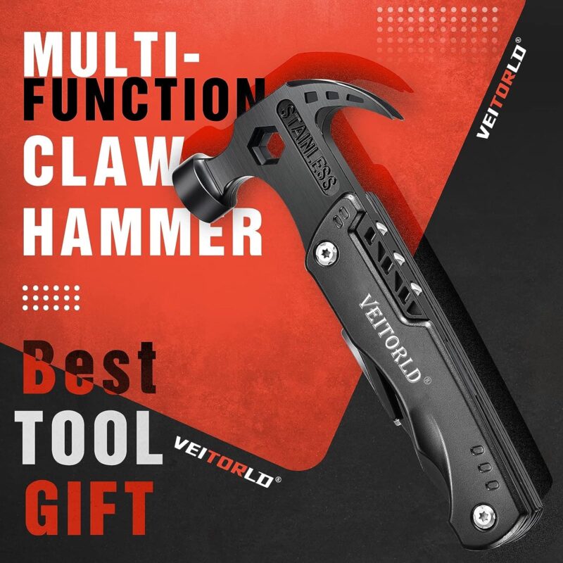 Veitorld™ 14 in 1 Multi Tool Hammer Black