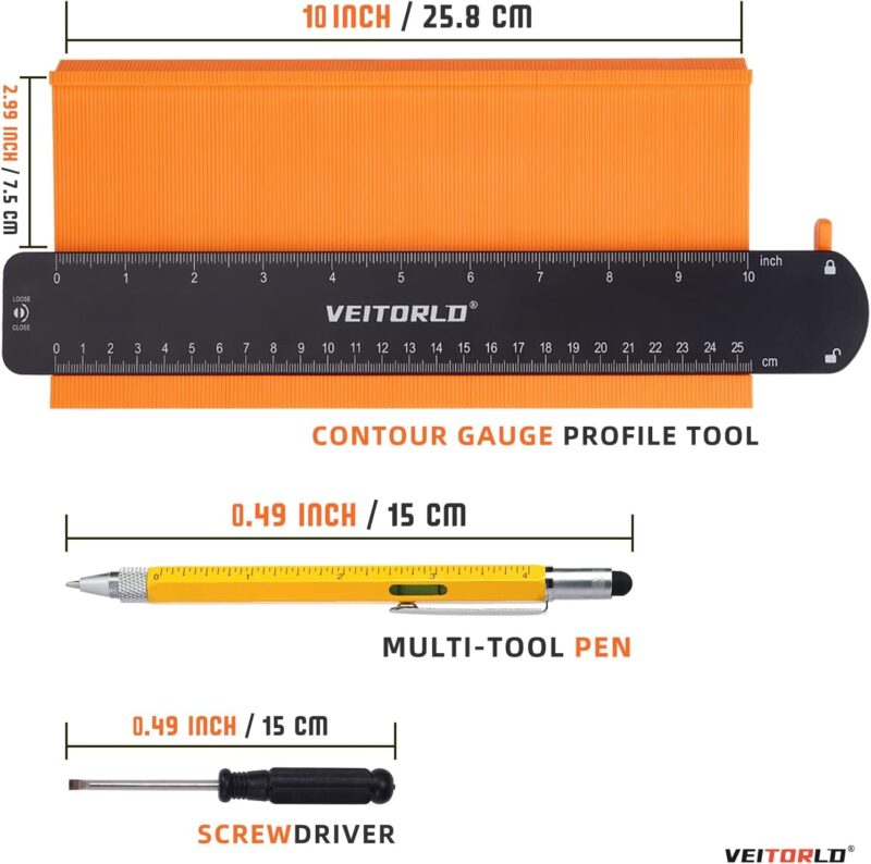 Veitorld™ Contour Gauge Profile Tool